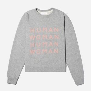 Everlane 100% Human Woman French Terry Sweatshirt